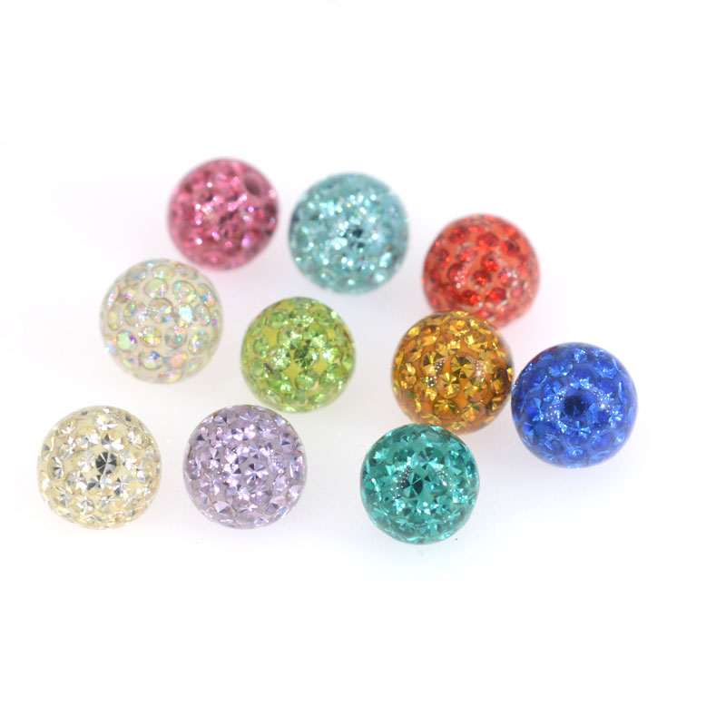 Body Jewelry Replacement Ball - 10 Stück 16 g und 14