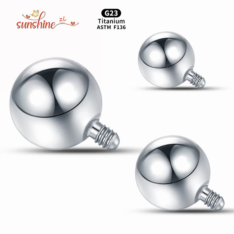 Body Jewelry Replacement Ball - 1PCS Innengewinde Ball Titan Ersatz Ball