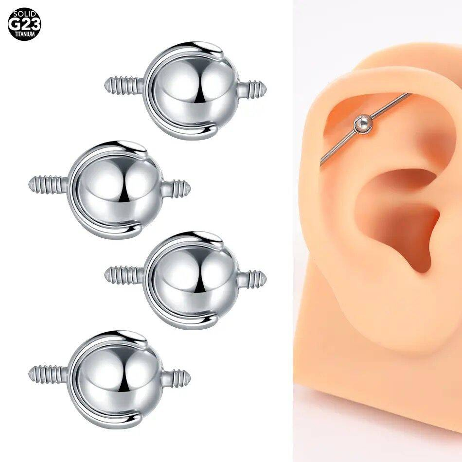 1pc 16g/14g 4/5mm industrielle – Body Jewelry Replacement Ball Bewertung und Preis