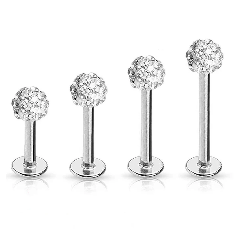 4 Stück 16G Lippen-Labret-Pier – Body Jewelry Surgical Steel Bewertung und Preis