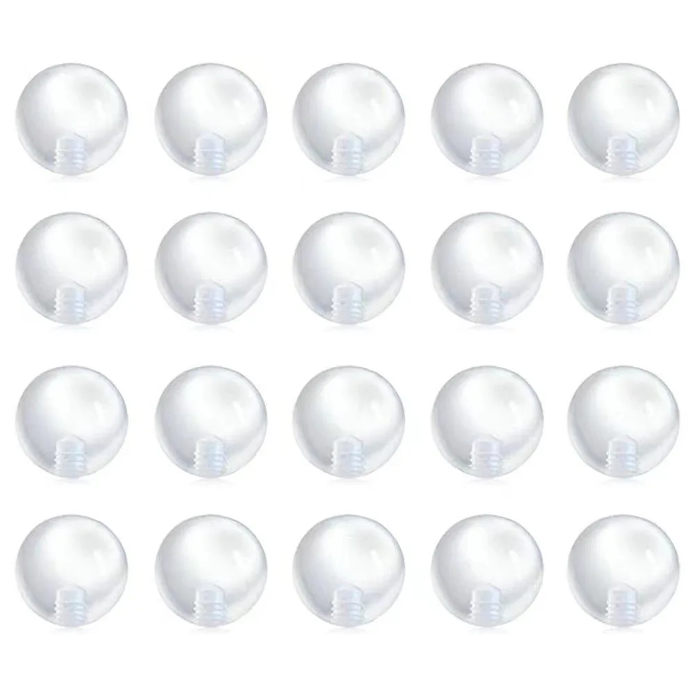 100 Stück transparente Ersatz- – Body Jewelry Replacement Ball Bewertung und Preis