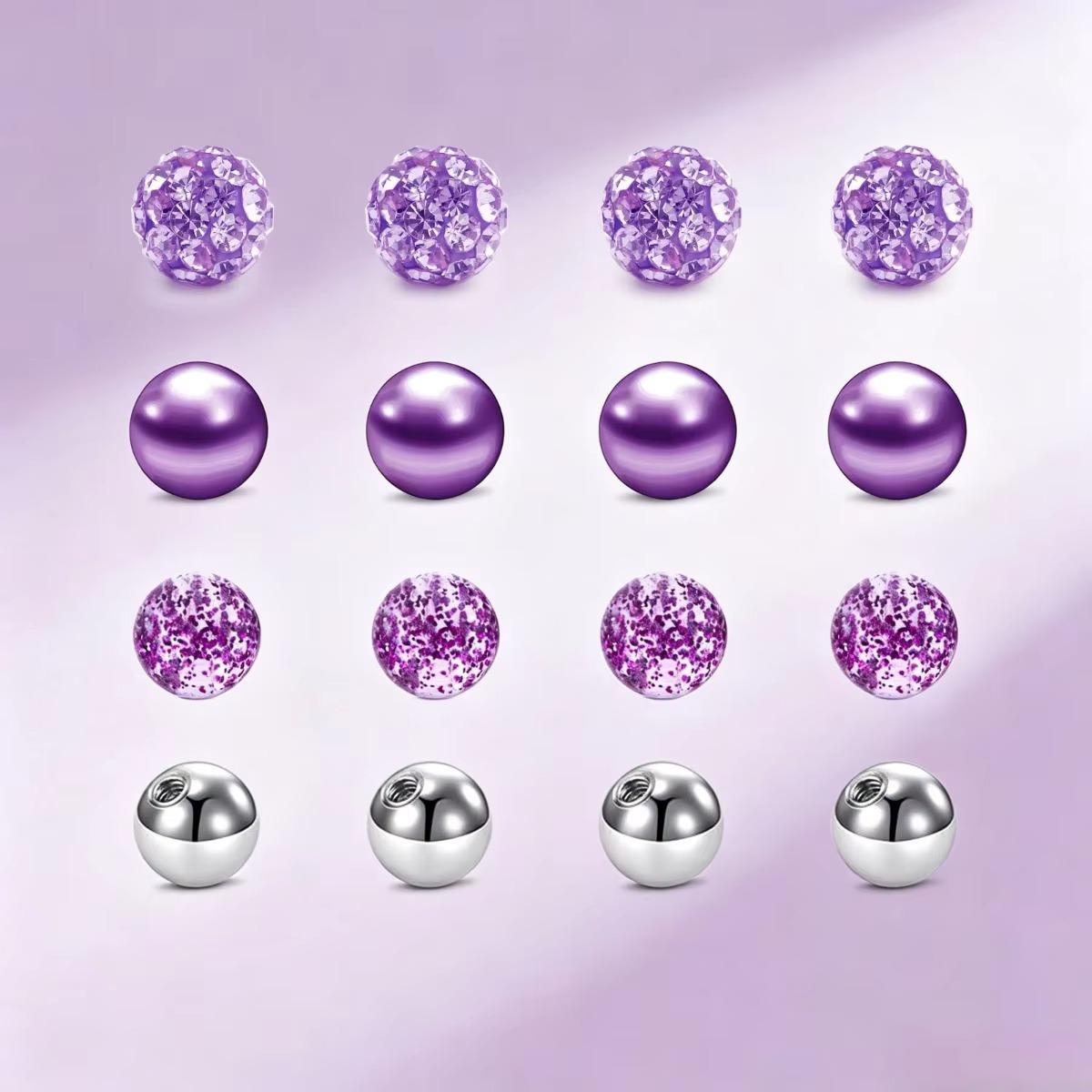 16 Stück Ersatzkugeln in versc – Body Jewelry Replacement Ball Bewertung und Preis