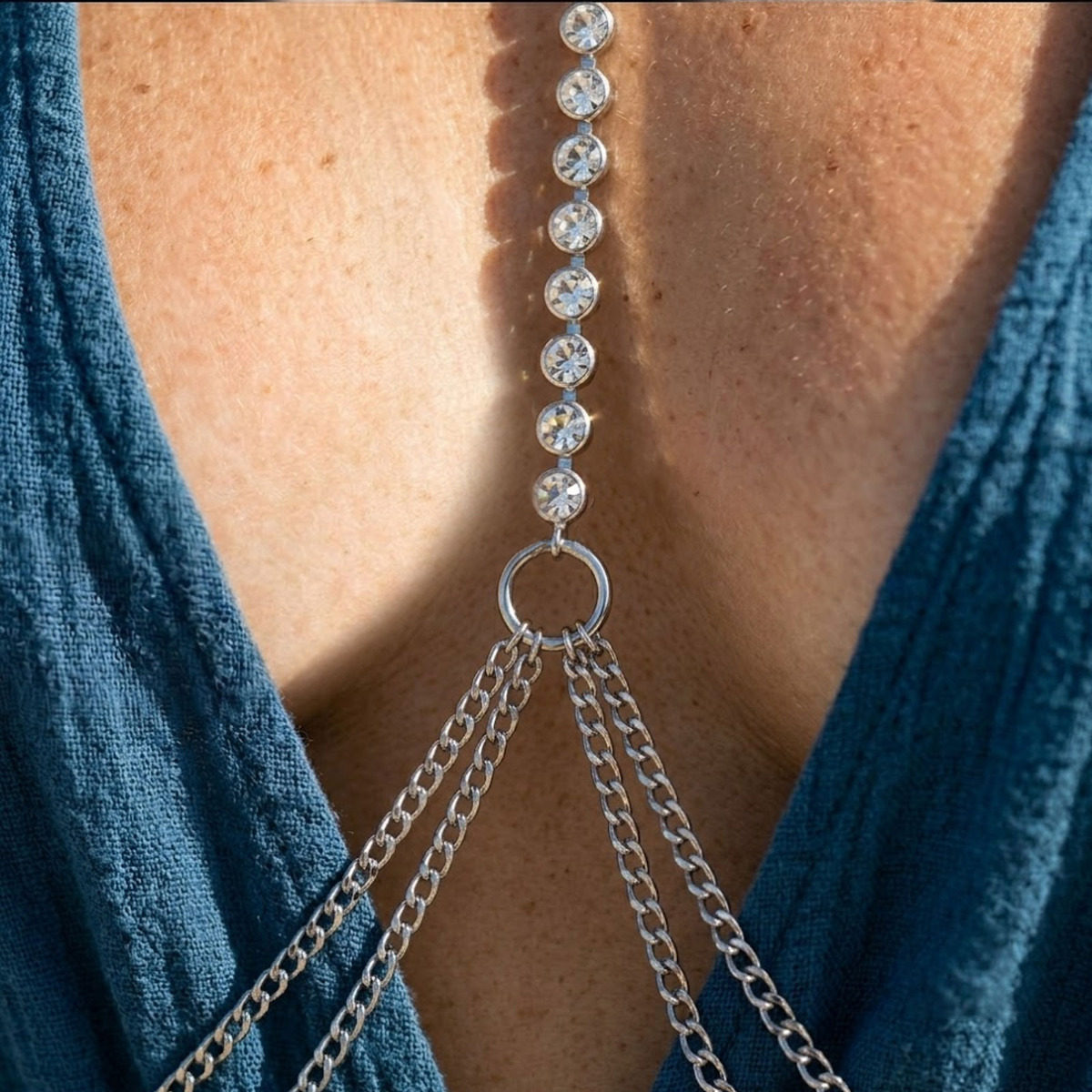 Y-förmige Körperkette - Boho B – Body Jewelry Retainers Bewertung und Preis