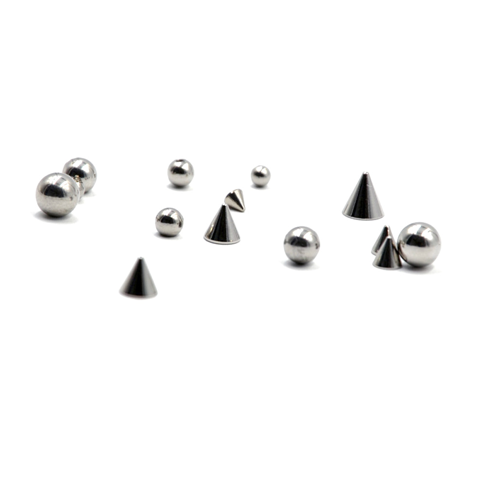 100 teile/los Stahl 14G 16G Na – Body Jewelry Replacement Ball Bewertung und Preis