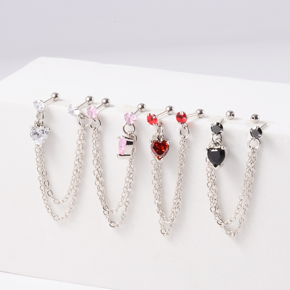 1PC Chirurgenstahl CZ Edelstei – Body Jewelry Surgical Steel Bewertung und Preis